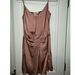 rose gold mini dress